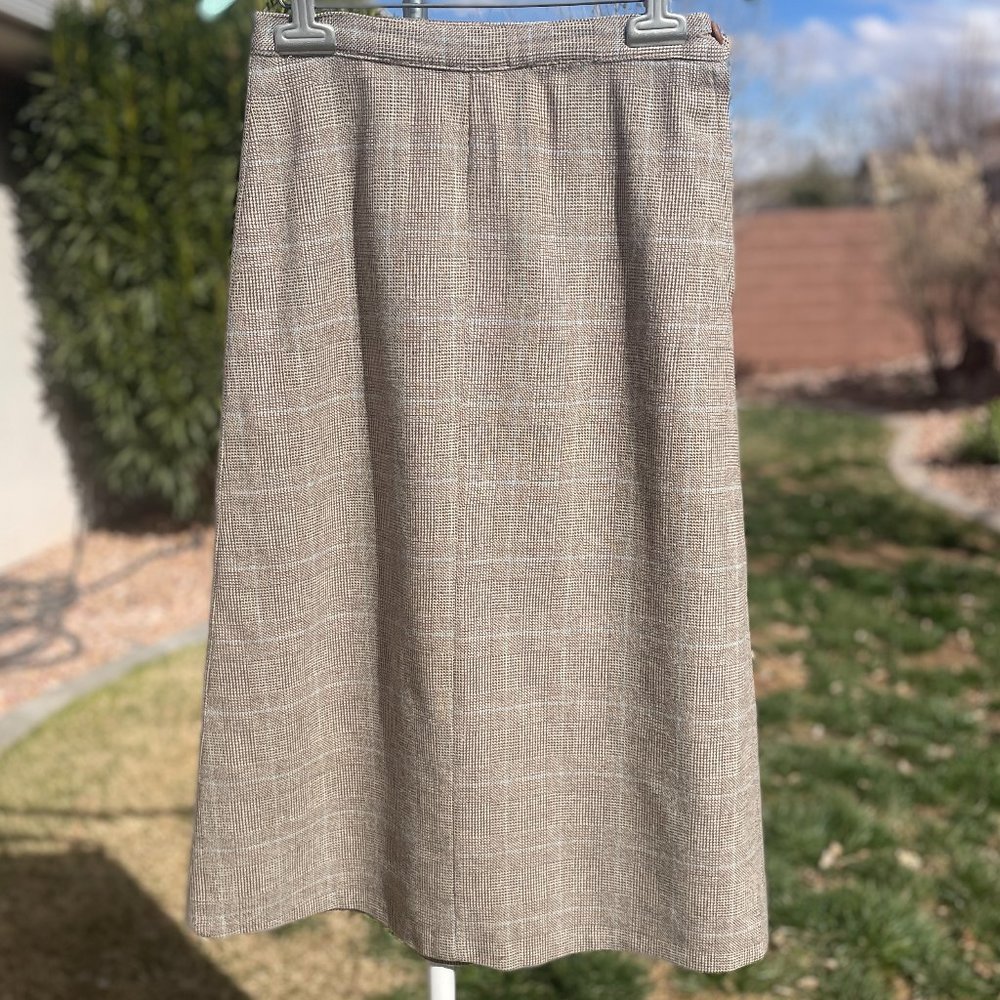Vintage, Handmade, Plaid Skirt